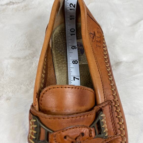 ?FELFI Leather Woven Buckle Tassel Slip On Loafers Preppy Dress Shoes Men’s 8 main image 4